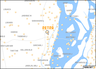 map of Retra