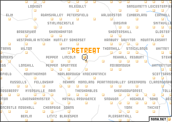 map of Retreat