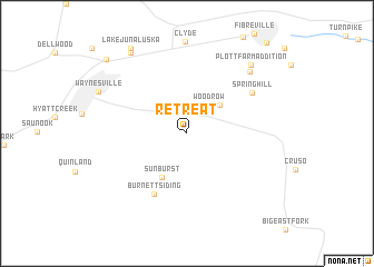 map of Retreat