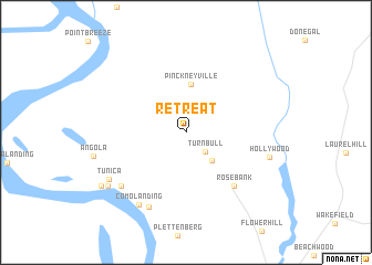 map of Retreat