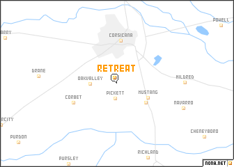 map of Retreat