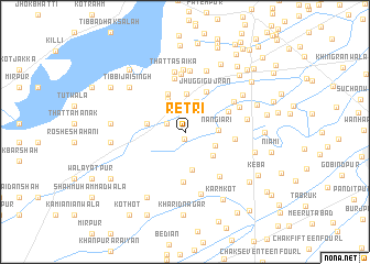 map of Retri