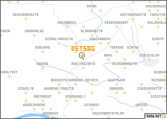 map of Rétság