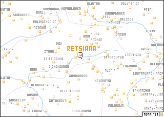 map of Retsianá