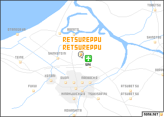 map of Retsureppu