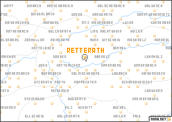 map of Retterath