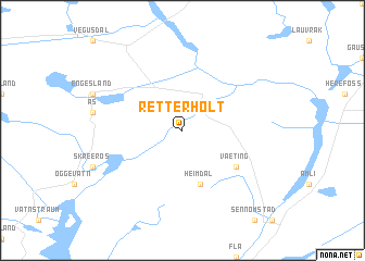 map of Retterholt