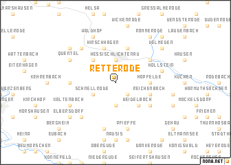 map of Retterode