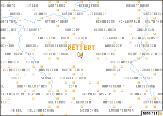map of Rettert