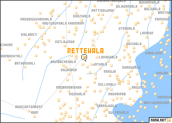 map of Rettewāla