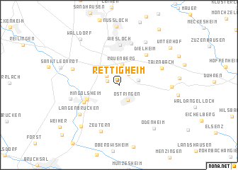 map of Rettigheim