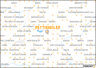 map of Rettisweiler