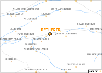 map of Retuerta