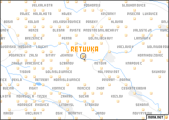 map of Řetŭvka