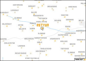 map of Retyun\