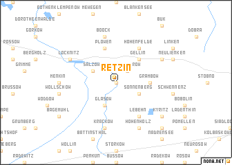 map of Retzin