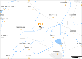 map of Rét