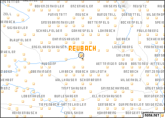 map of Reubach