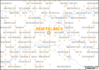 map of Reuffelbach