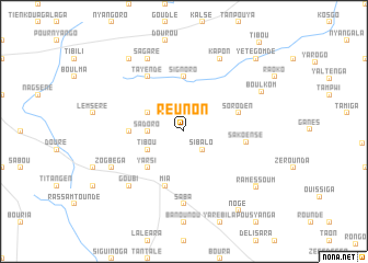 map of Reunon