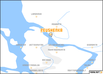 map of Reushenka