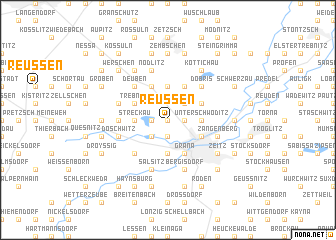 map of Reußen