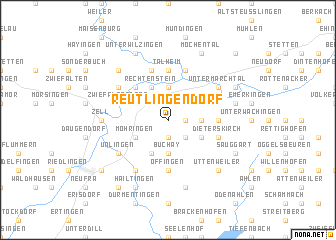 map of Reutlingendorf