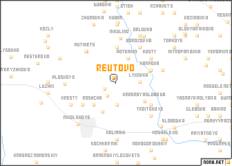 map of Reutovo