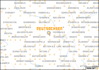 map of Reutsachsen