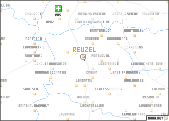 map of Reuzel