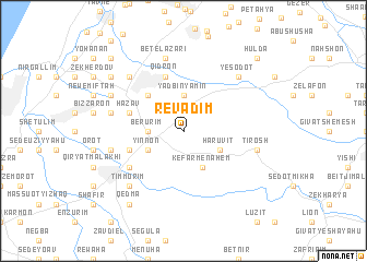 map of Revadim