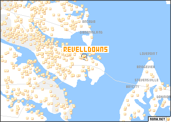 map of Revell Downs