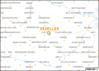 map of Revelles