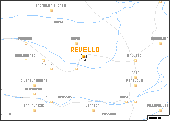 map of Revello