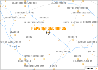 map of Revenga de Campos