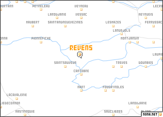 map of Revens