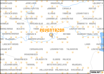 map of Reventazón