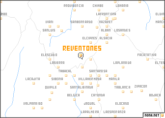 map of Reventones