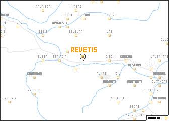 map of Revetiş