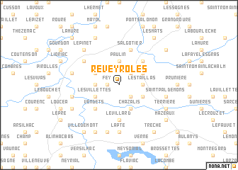 map of Reveyroles