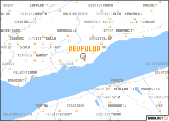 map of Révfülöp