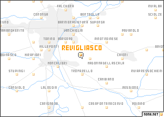map of Revigliasco