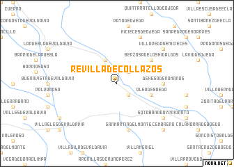 map of Revilla de Collazos