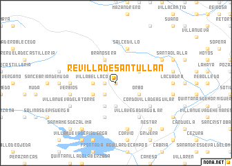 map of Revilla de Santullán