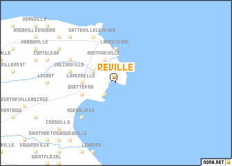 map of Réville