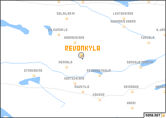 map of Revonkylä