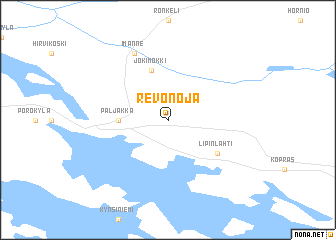 map of Revonoja