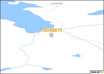 map of Revsbotn