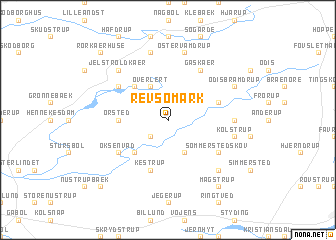 map of Revsø Mark