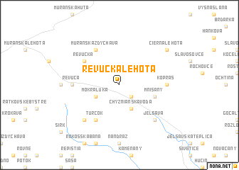 map of Revúcka Lehota
